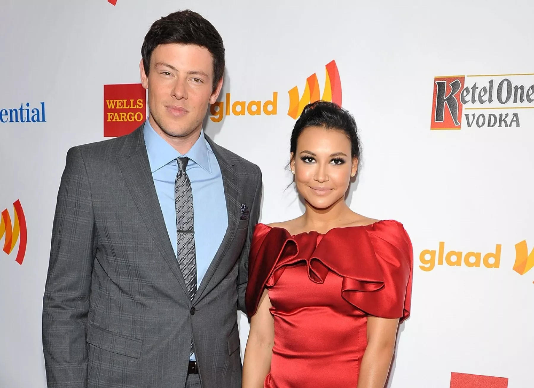 Cory Monteith y Naya Rivera