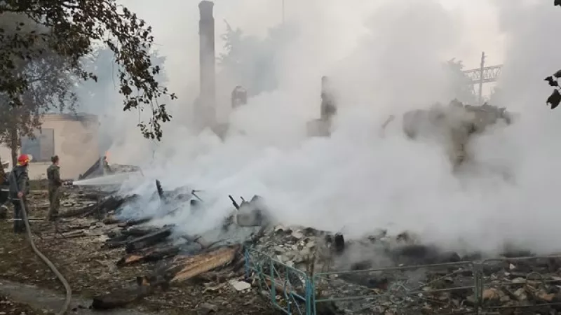 Incendio Asilo Ucrania