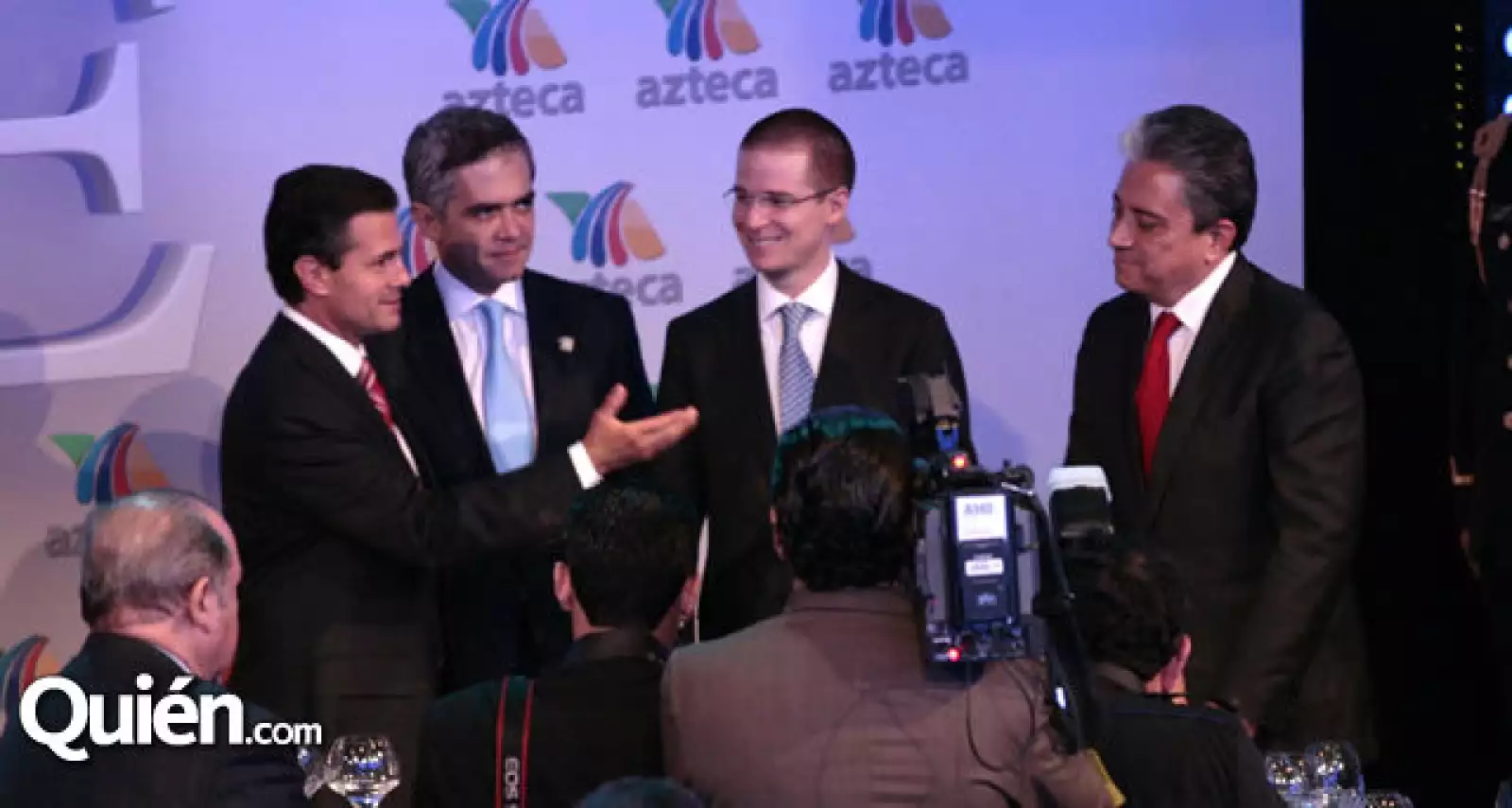 Enrique Peña Nieto,Miguel Ángel Mancera,Mario San Román