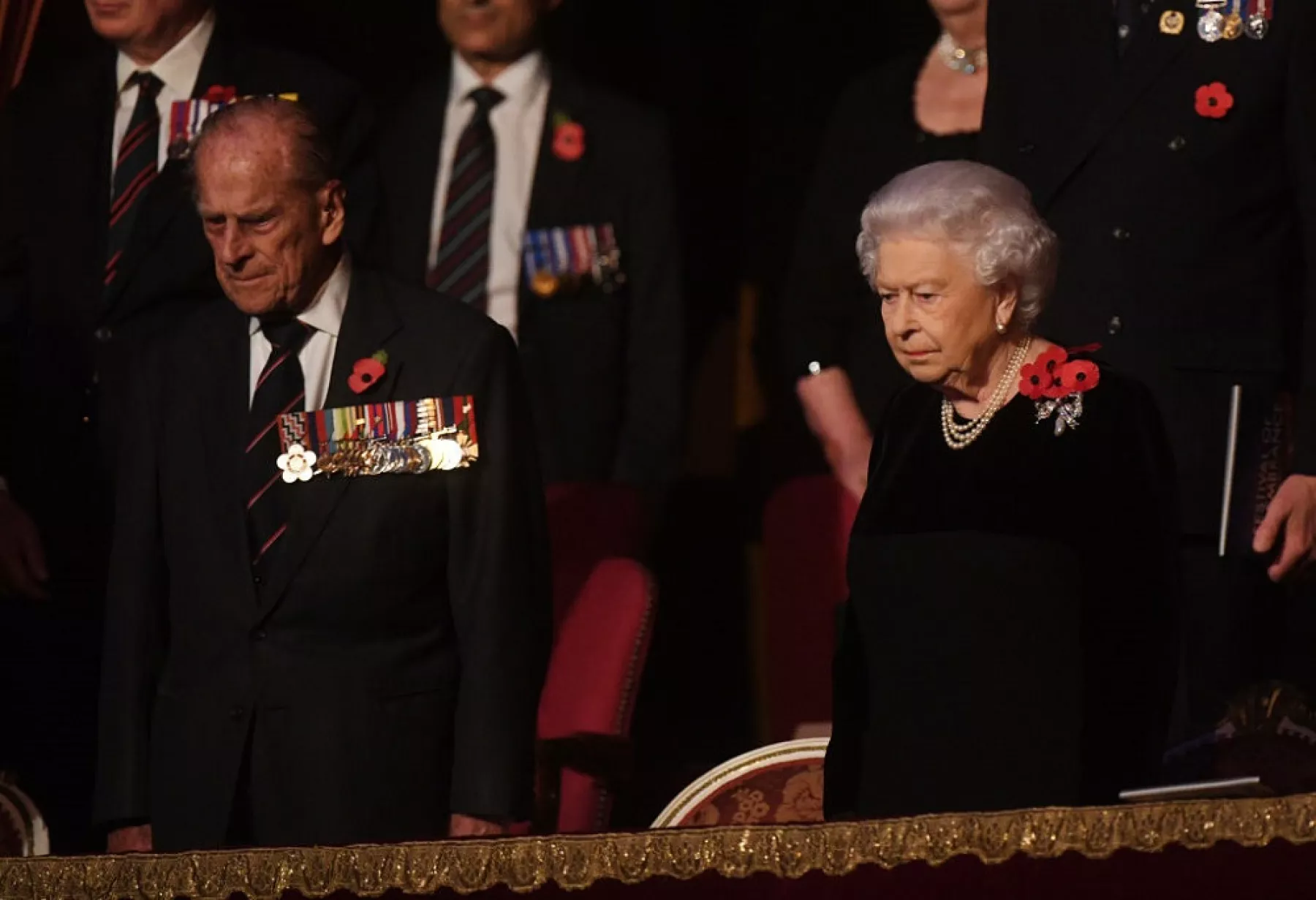 Duque de Edimburgo y la reina Isabel II