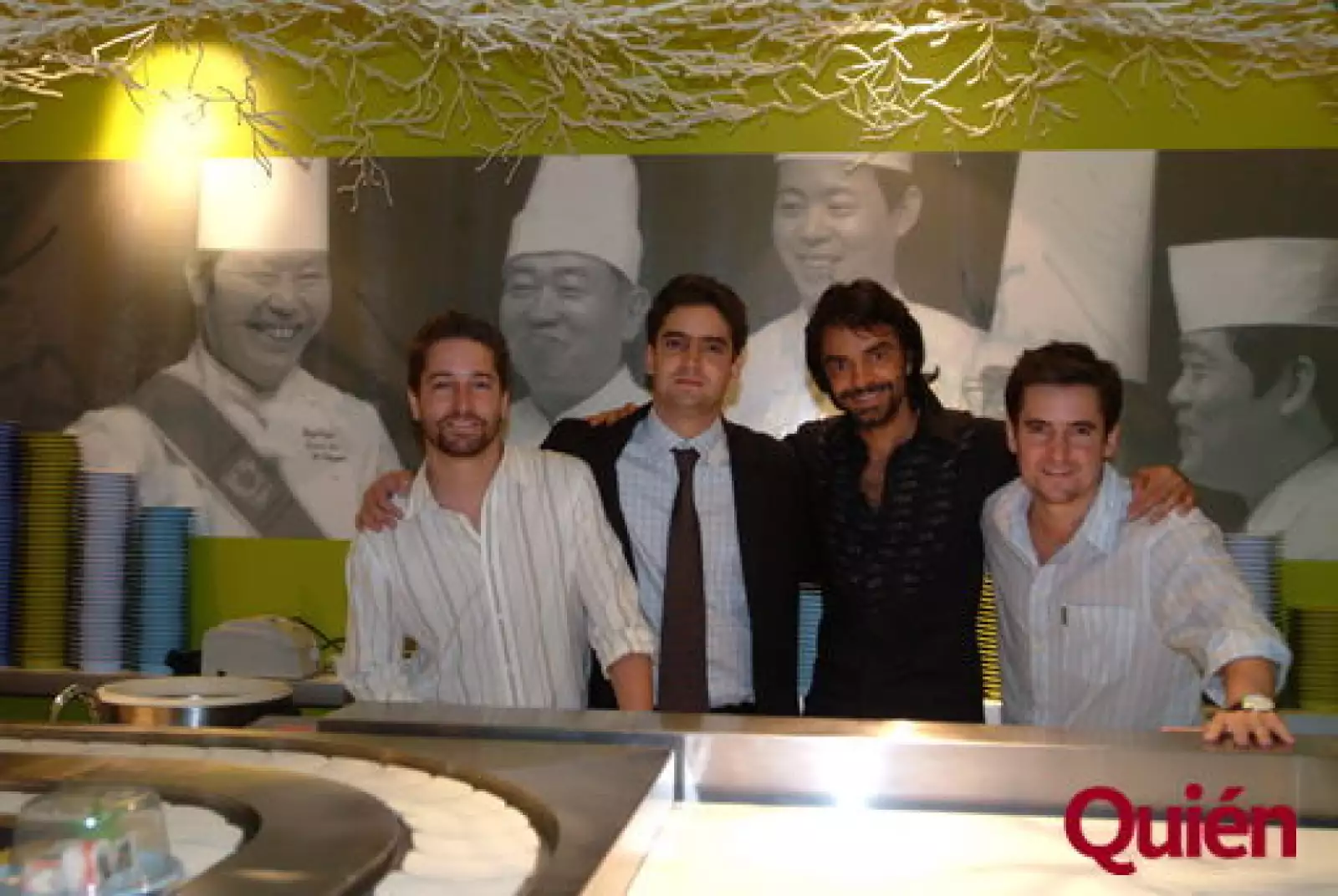 Eugenio Debez, Andrés Mier y Terán, Alfredo Mier y Terán, Carlos Mier y Terán