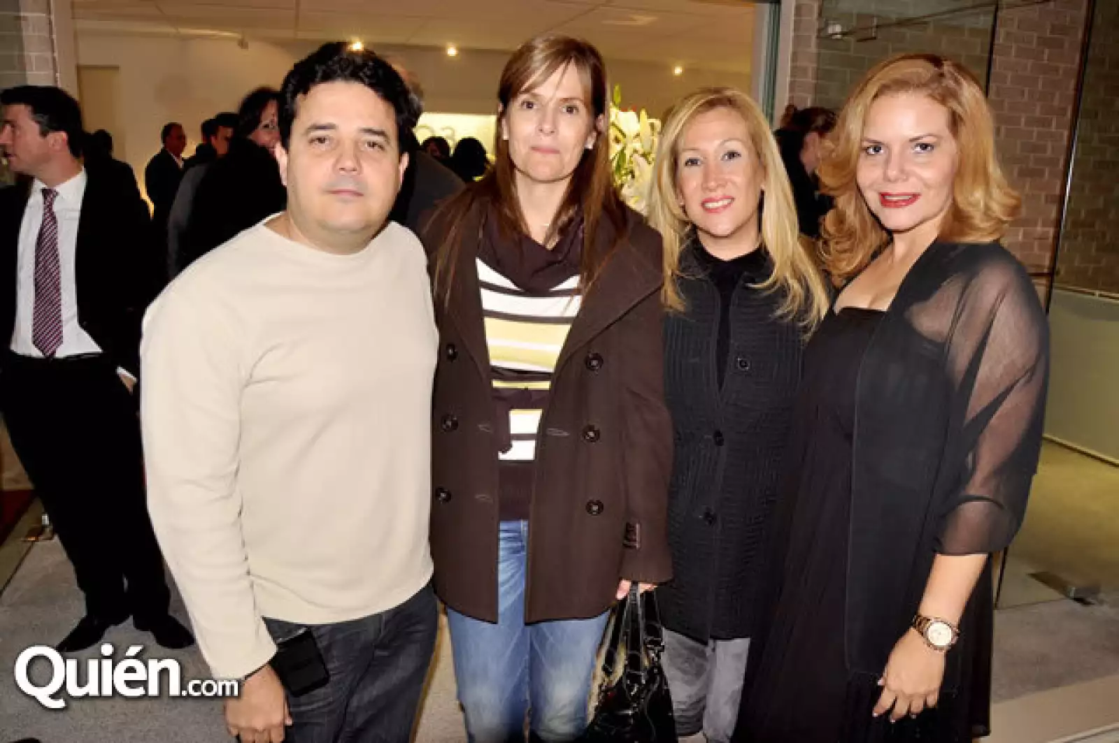 Sergio Villarreal, Luly Martínez, Nancy González y Vertha Martínez