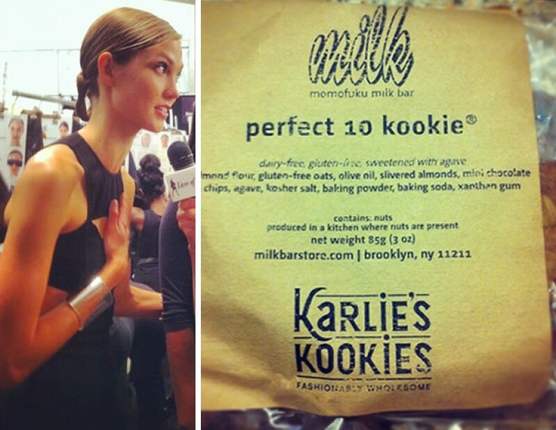 Karlie Kloss y sus galletas hechas en casa.