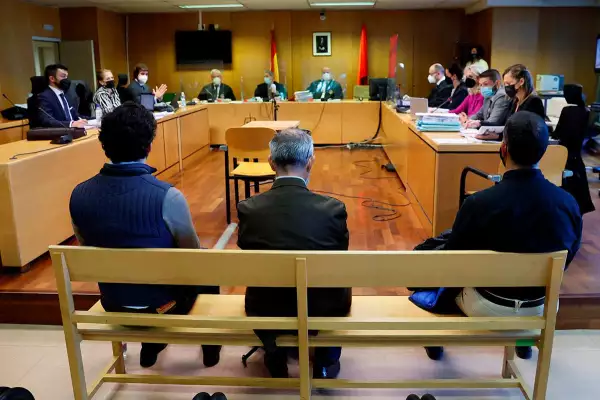 Francisco Nicolás Gómez Iglesias en su juicio en mayo 2021.