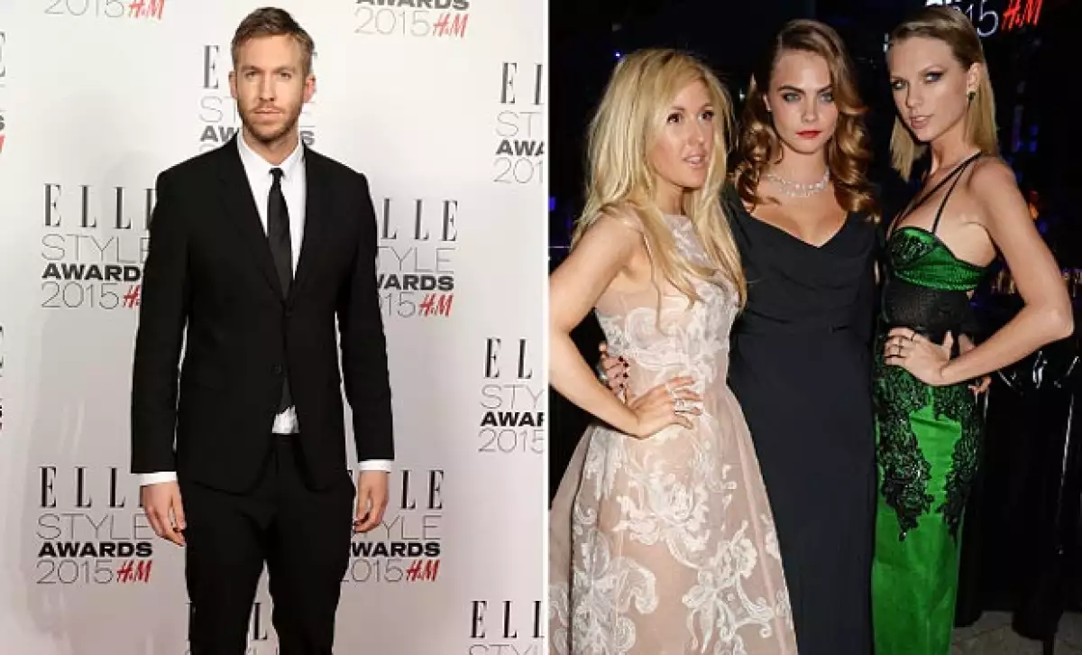 Calvin asistió al mismo evento que su ahora novia,