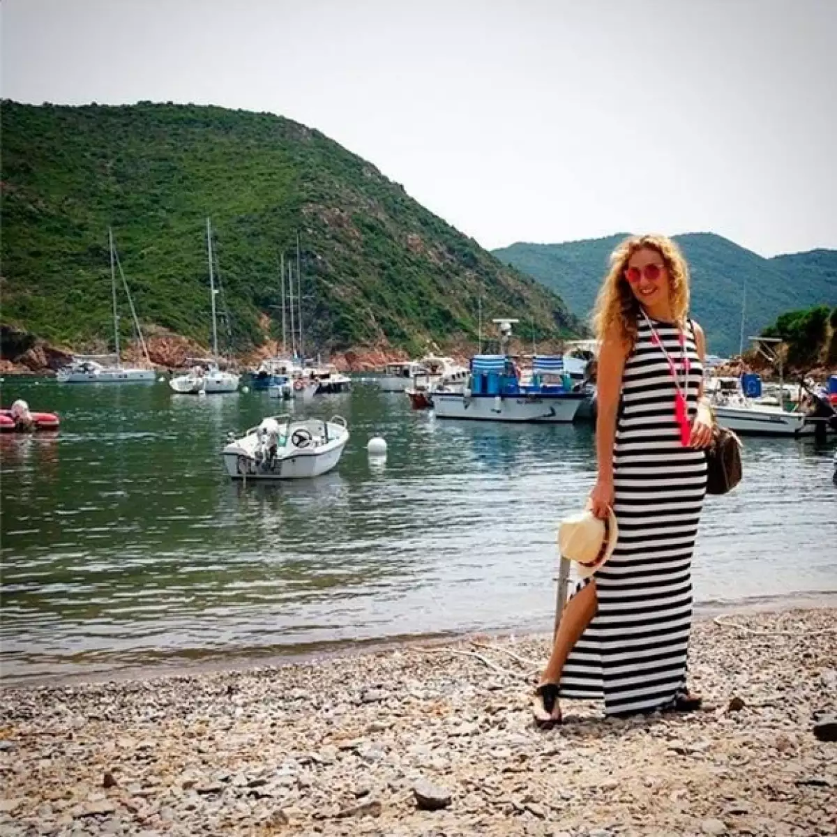 Con esta imagen Thalía anunció que llegaba a su nuevo destino.