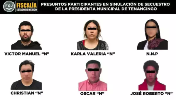 detenidos autosecuestro