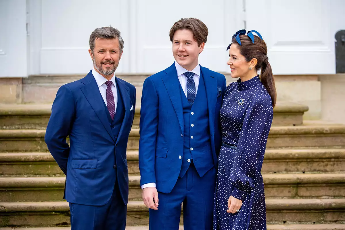 Prince Christian of Denmark confirmation, Fredensborg, Denmark - 15 May 2021
