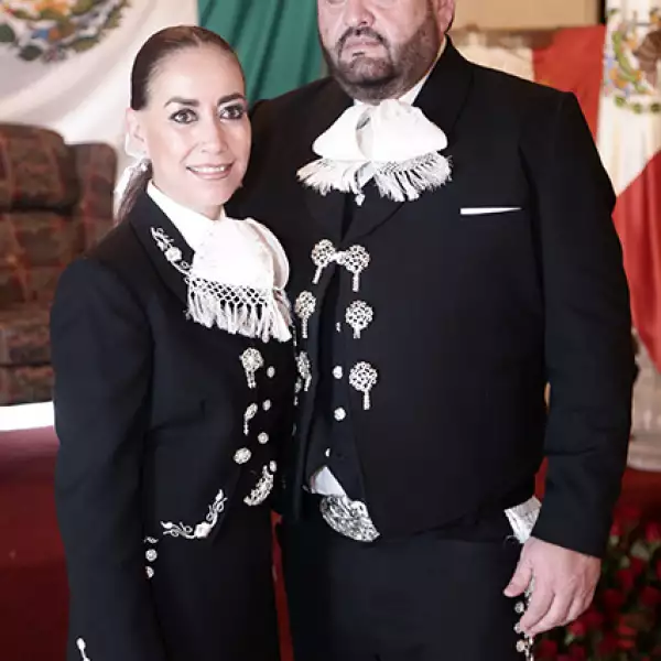 Magy Camacho y René Riaño