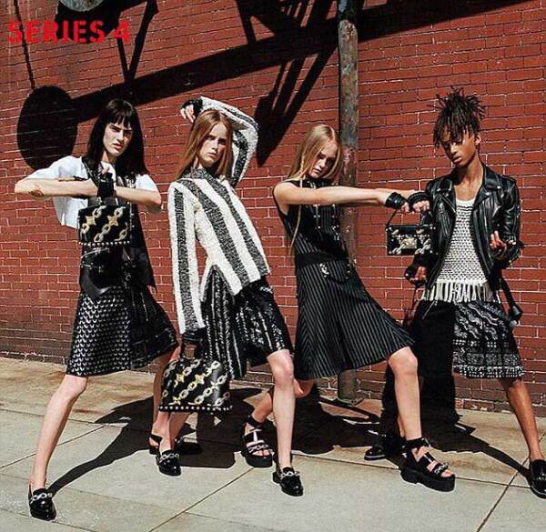 Jaden Smith en su campaña para Louis Vuitton.
