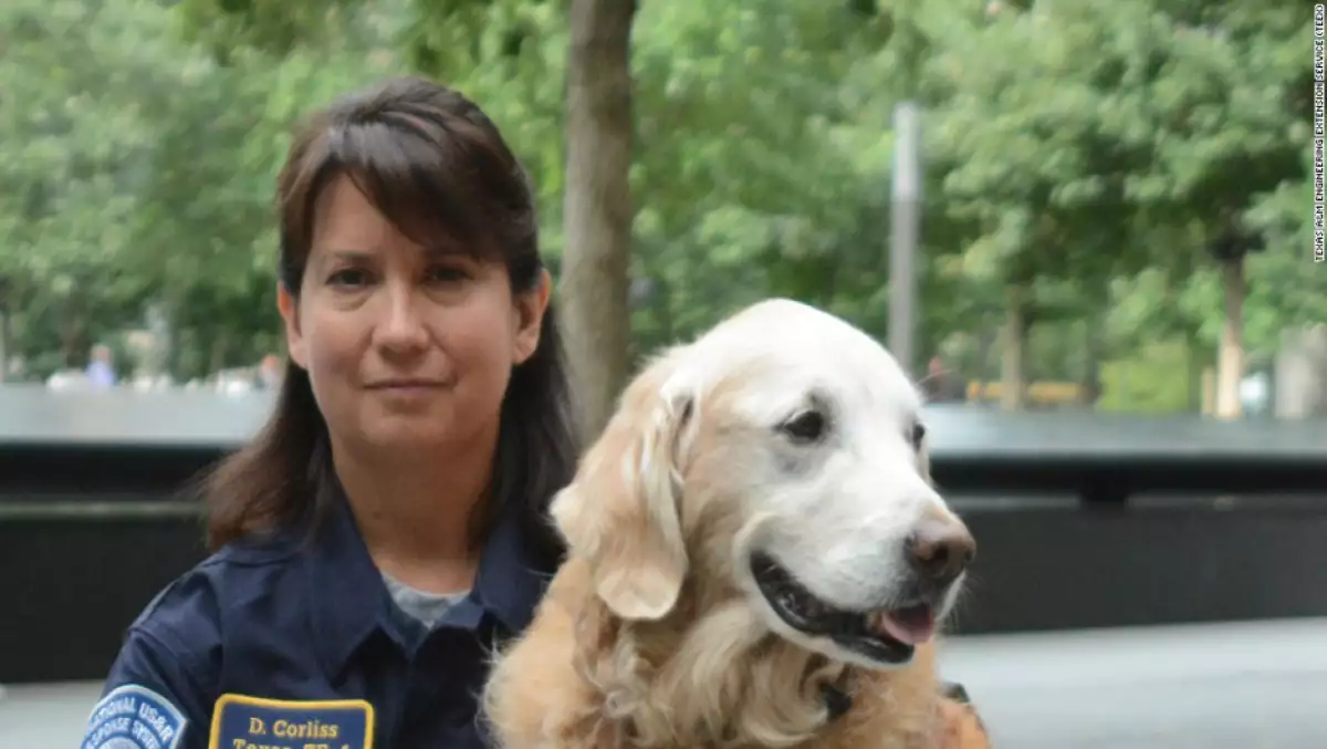 'Bretaña' fue acompañada por su dueña, Denise Corliss, en sus últimos momentos.