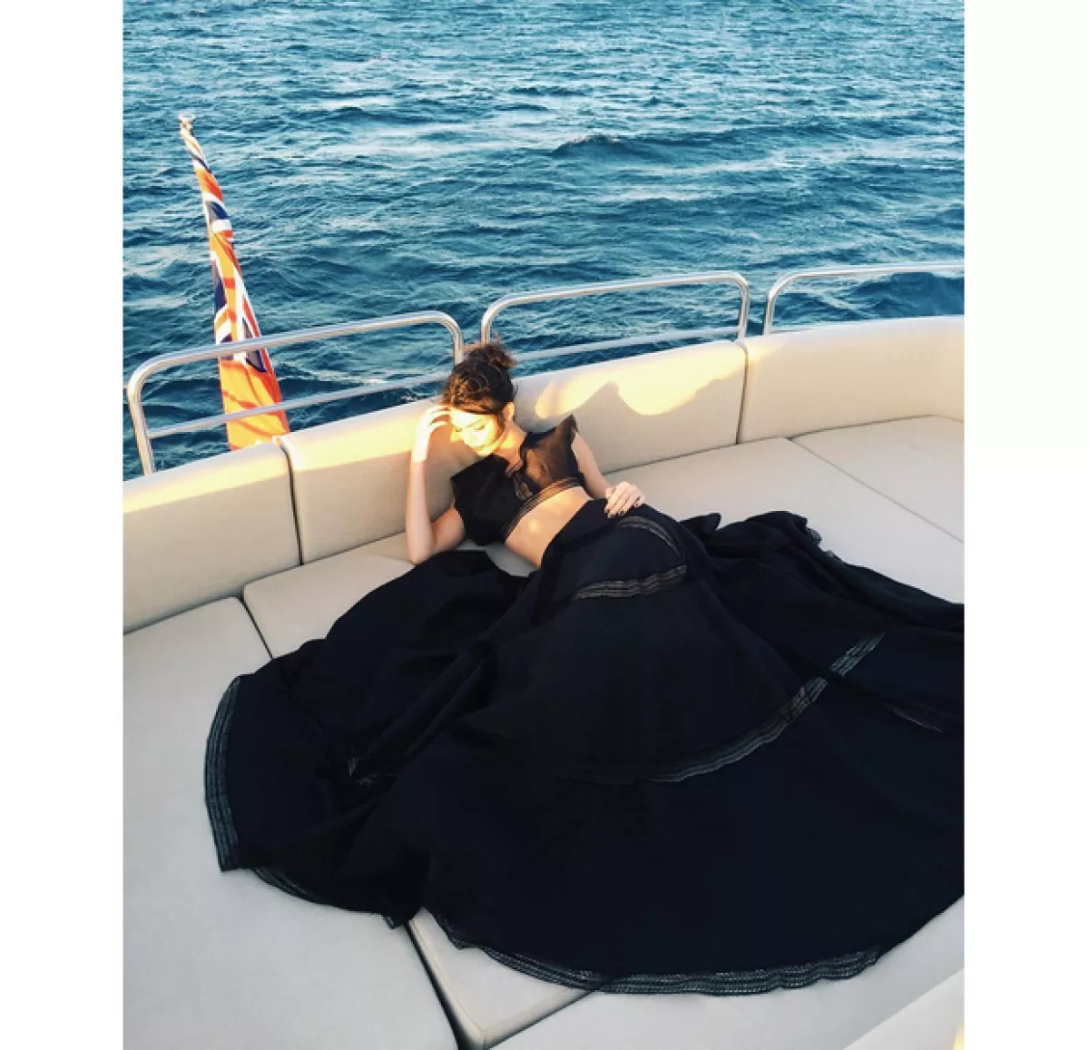 Así recordó Kendall su viaje a Cannes el año pasado.