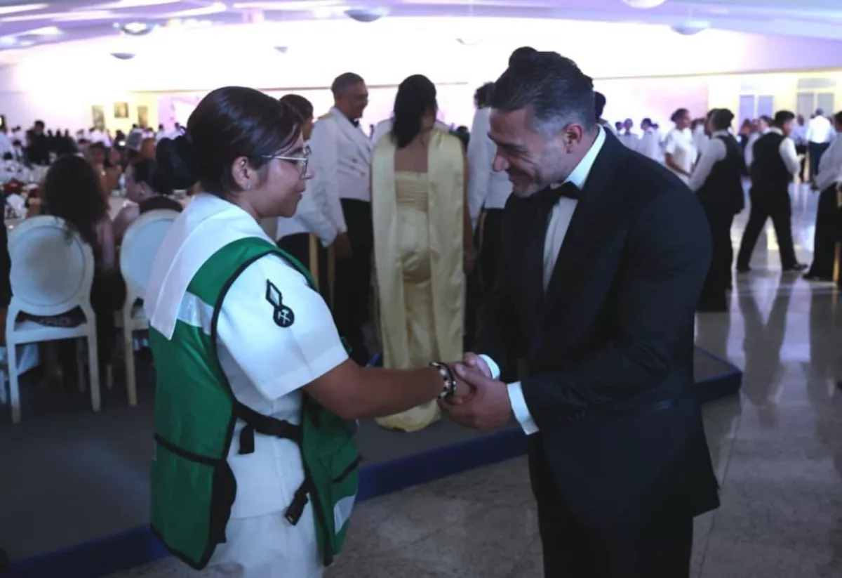 Omar García Harfuch, padrino de graduación de la Heroica Escuela Naval Militar