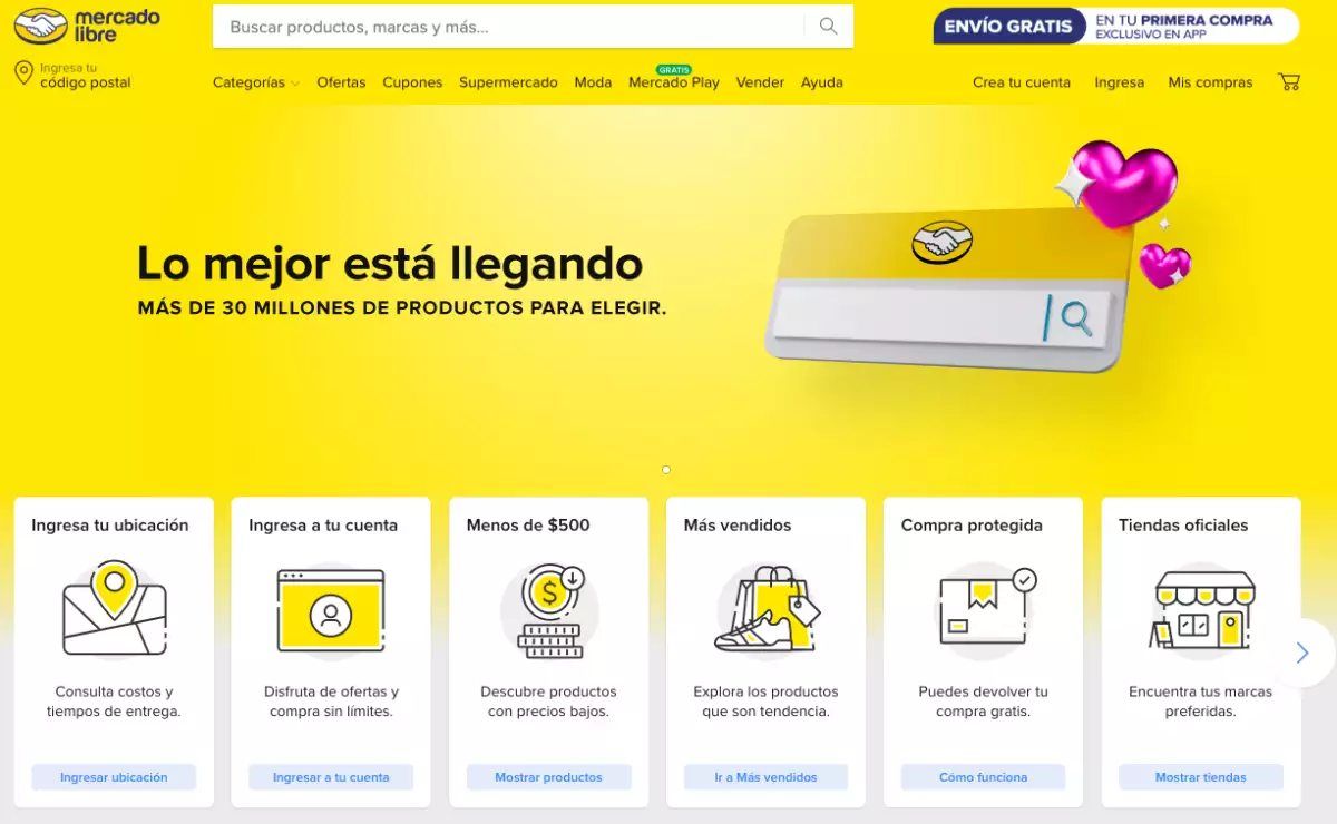 fallas en Mercado Libre