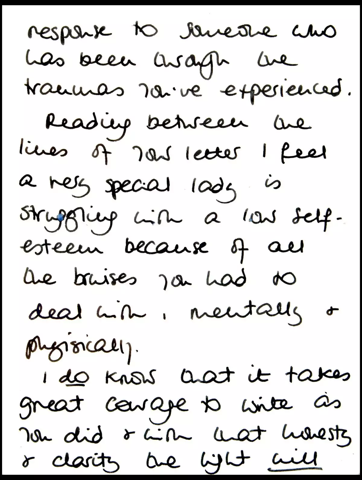 Revelan carta de Lady Di