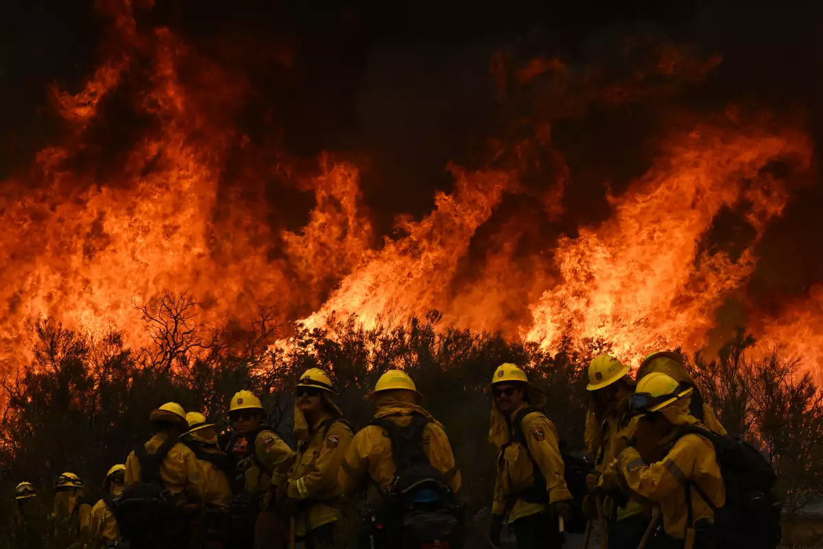 Incendio forestal en California