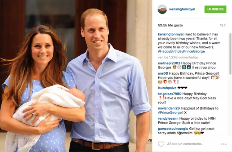 Sin duda el segundo aniversario del hijo de William y Kate no pasó desapercibido en Londres, gracias al tributo de la Banda de la Guardia Real.