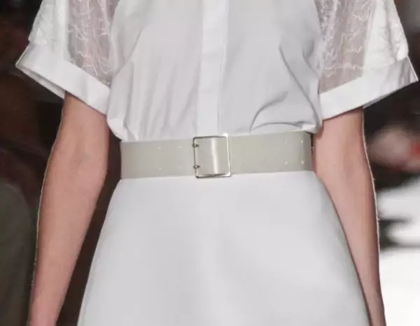 Aunque suele diseñar sólo vestidos, en esta ocasión la colección incluyó piezas separadas.