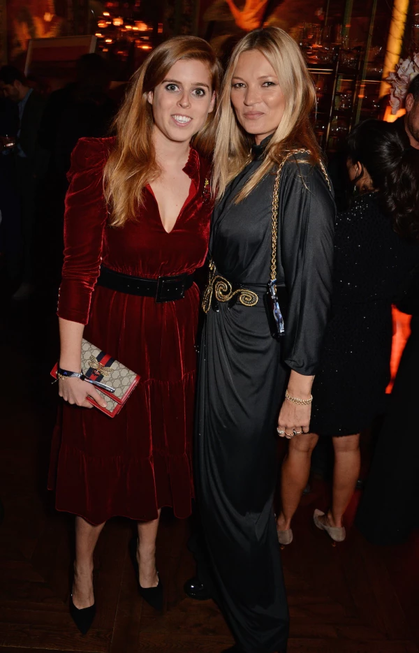 Princesa Eugenia y Kate Moss