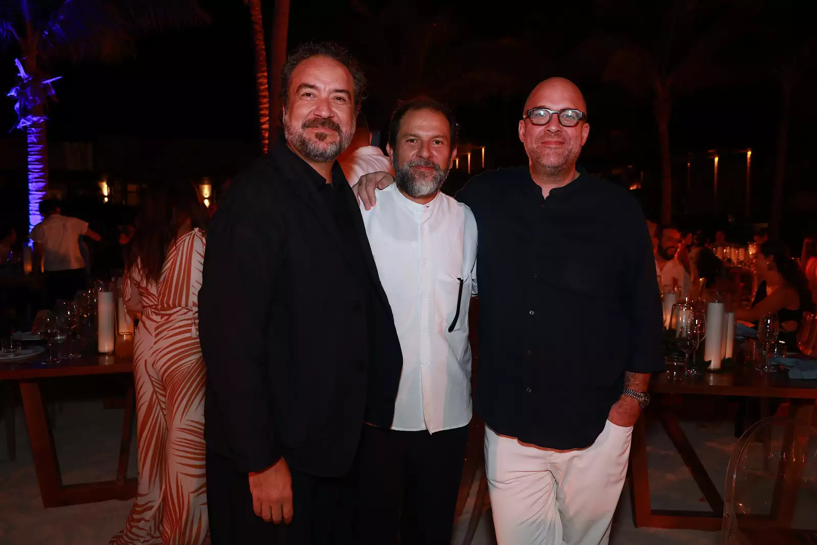 Juan Carlos Campos, chef Enrique Olvera y José Noé Suro