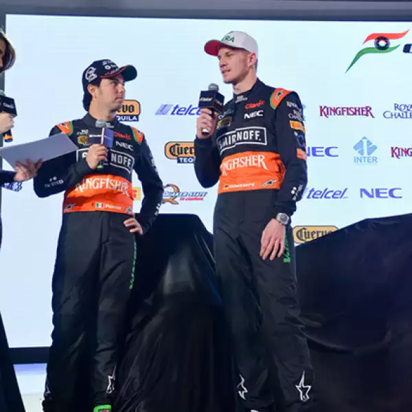 Checo Pérez y Nico Hulkenberg.