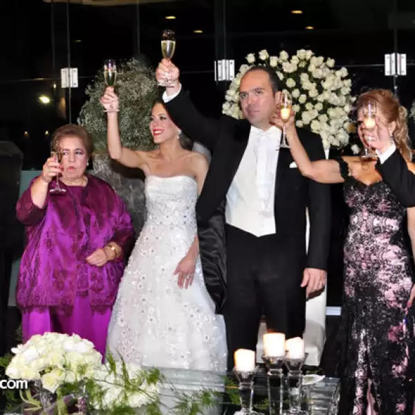 Boda de Carolina González y Bernardo Bichara Assad