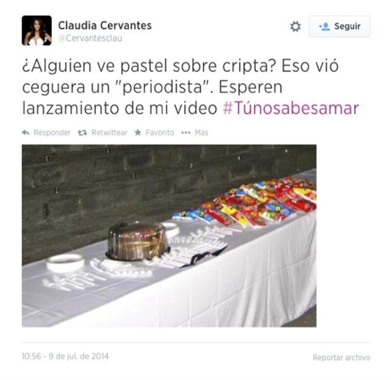 Este es uno de los tuits con los que se ha defendido de los ataques.