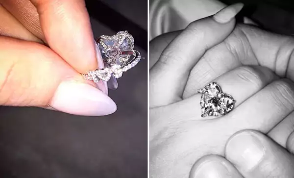 Antes de que Taylor Kinney le entregara este anillo de diamantes, Lady Gaga confesó que primero le dio uno de caramelo.