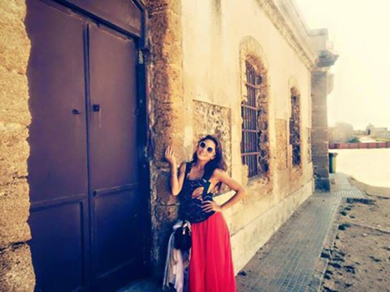 Angelique sólo ha publicado esta foto de su estancia en España.