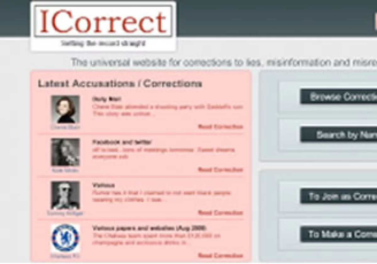 iCorrect revisará si las correcciones publicadas en el sitio son o no ciertas. (Foto: Fortune)