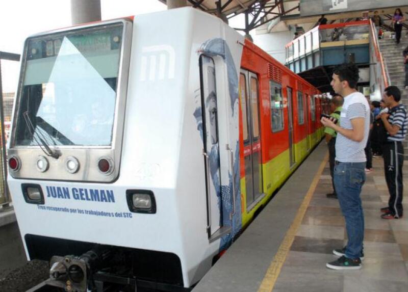 Octavo tren rehabilitado de la L�nea B del Metro de la Ciudad de M�xico