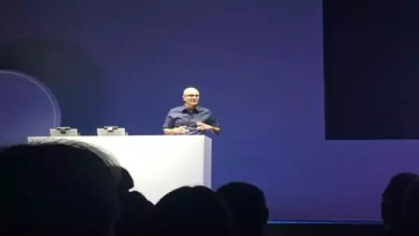 El CEO de Microsoft dio su primera conferencia en México. (Foto: Gabriela Chávez )