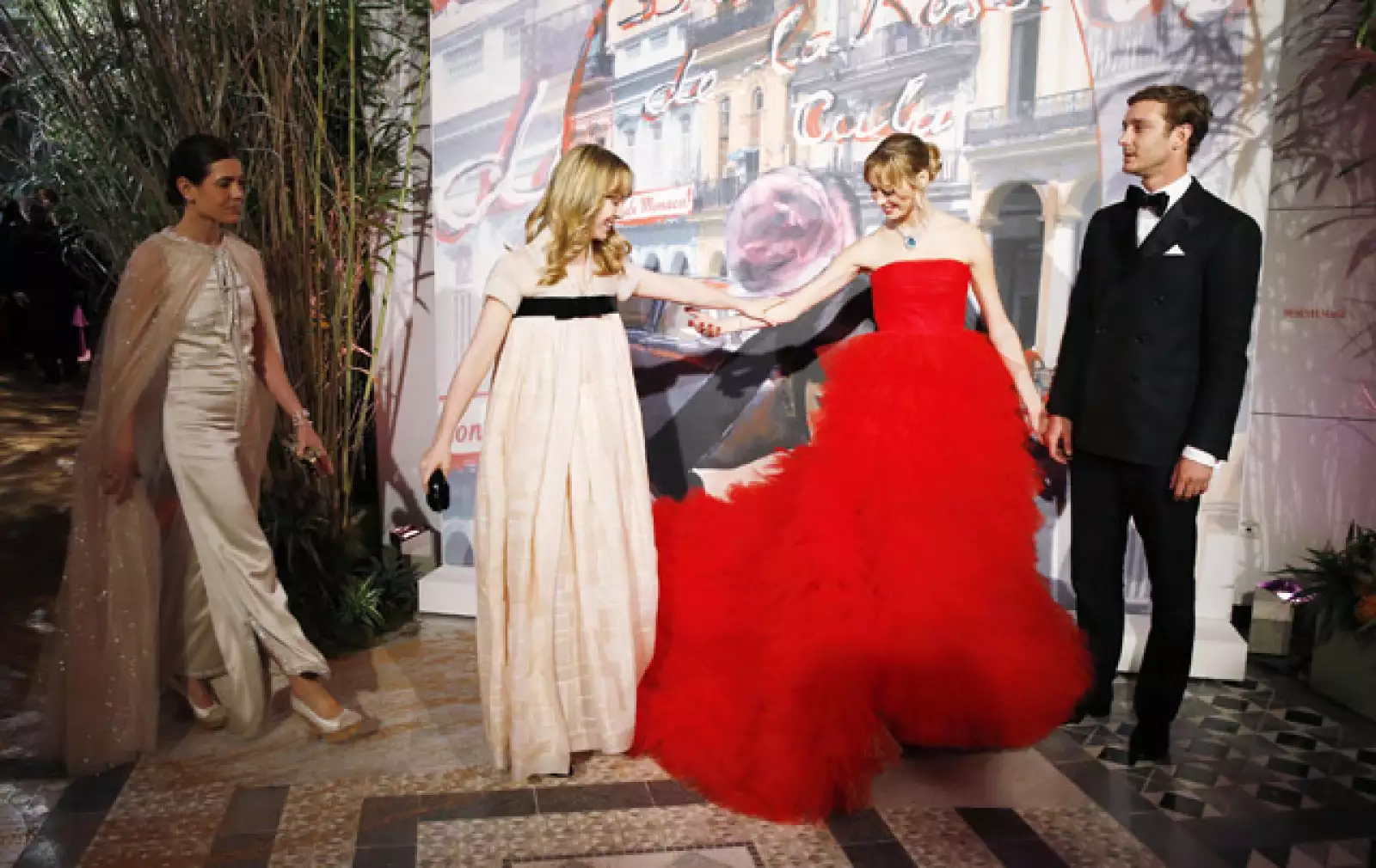 Carlota, Alexandra, Beatrice y Pierre.