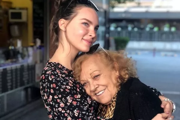Belinda y su abuelita Juana Moreno