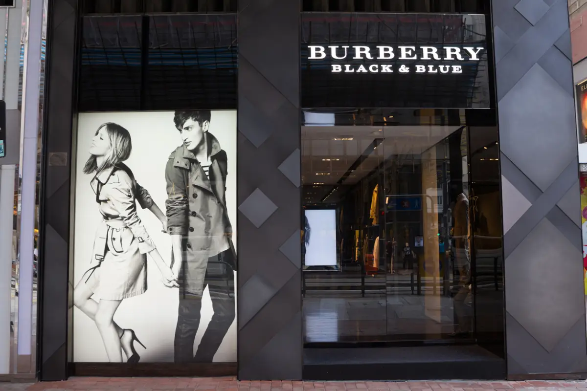 Burberry Black & Blue in Hong Kong