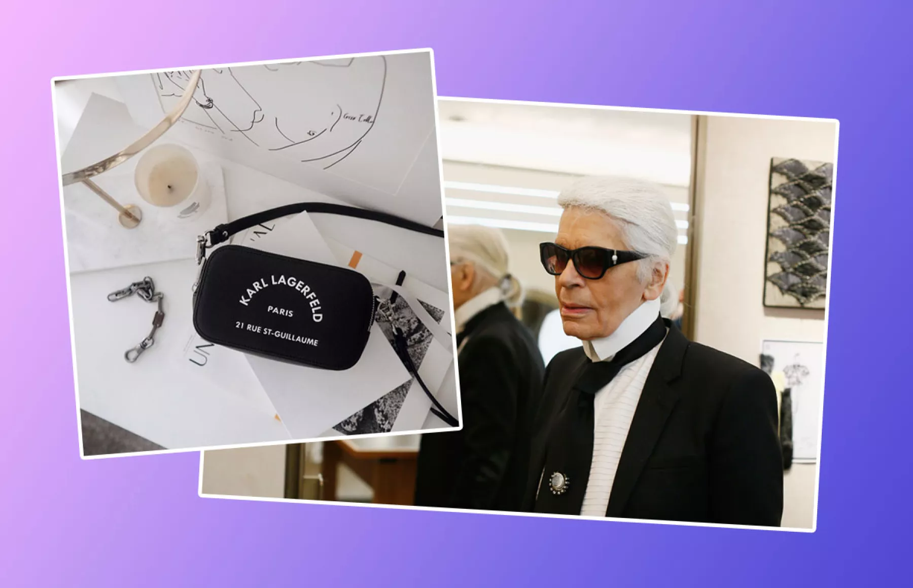 Karl Lagerfeld papel tapiz