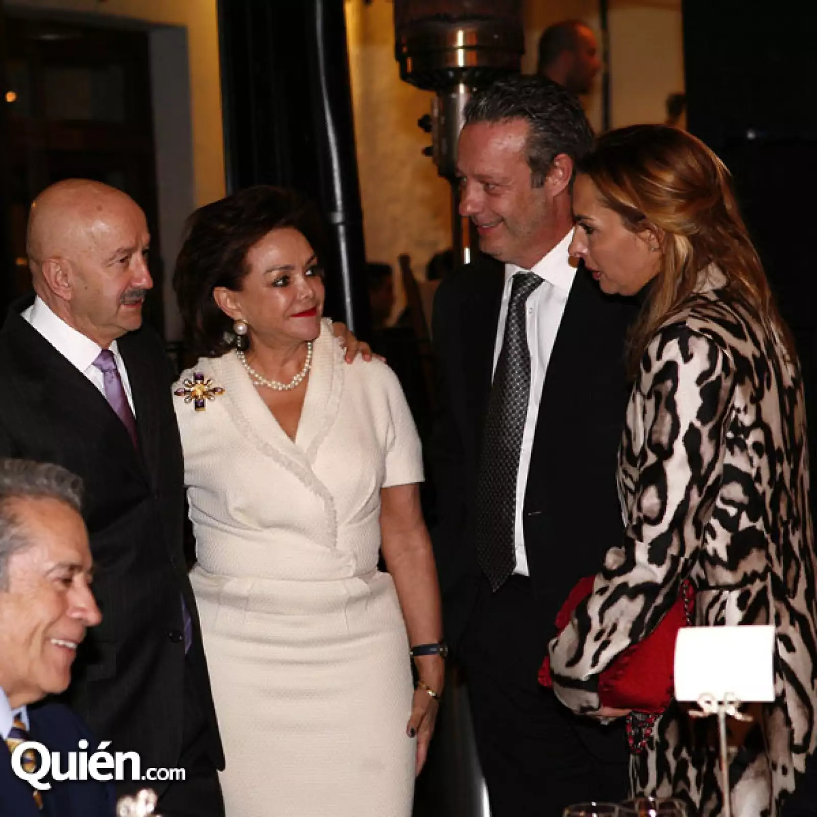 Carlos Salinas de Gortari,Adriana Salinas,Polo Vázquez,Carmiña Peralta