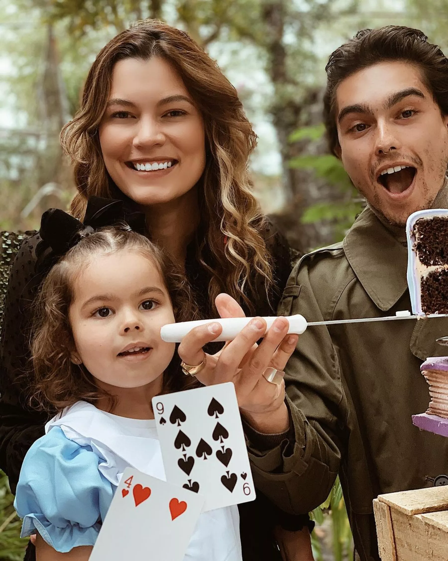 Natalia Subtil, Sergio Mayer Mori y su hija Mila