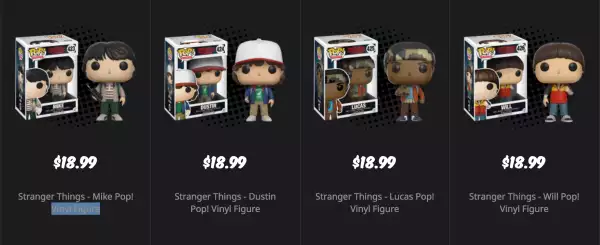 Figuras de viníl de Stranger Things