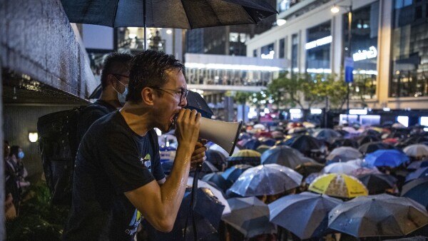 Manifestaciones Hong Kong.