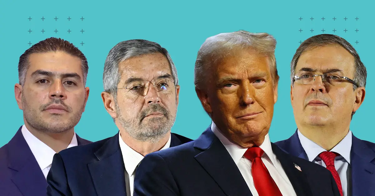 Harfuch, Ebrard y De la Fuente: los funcionarios clave ante las amenazas de Tr