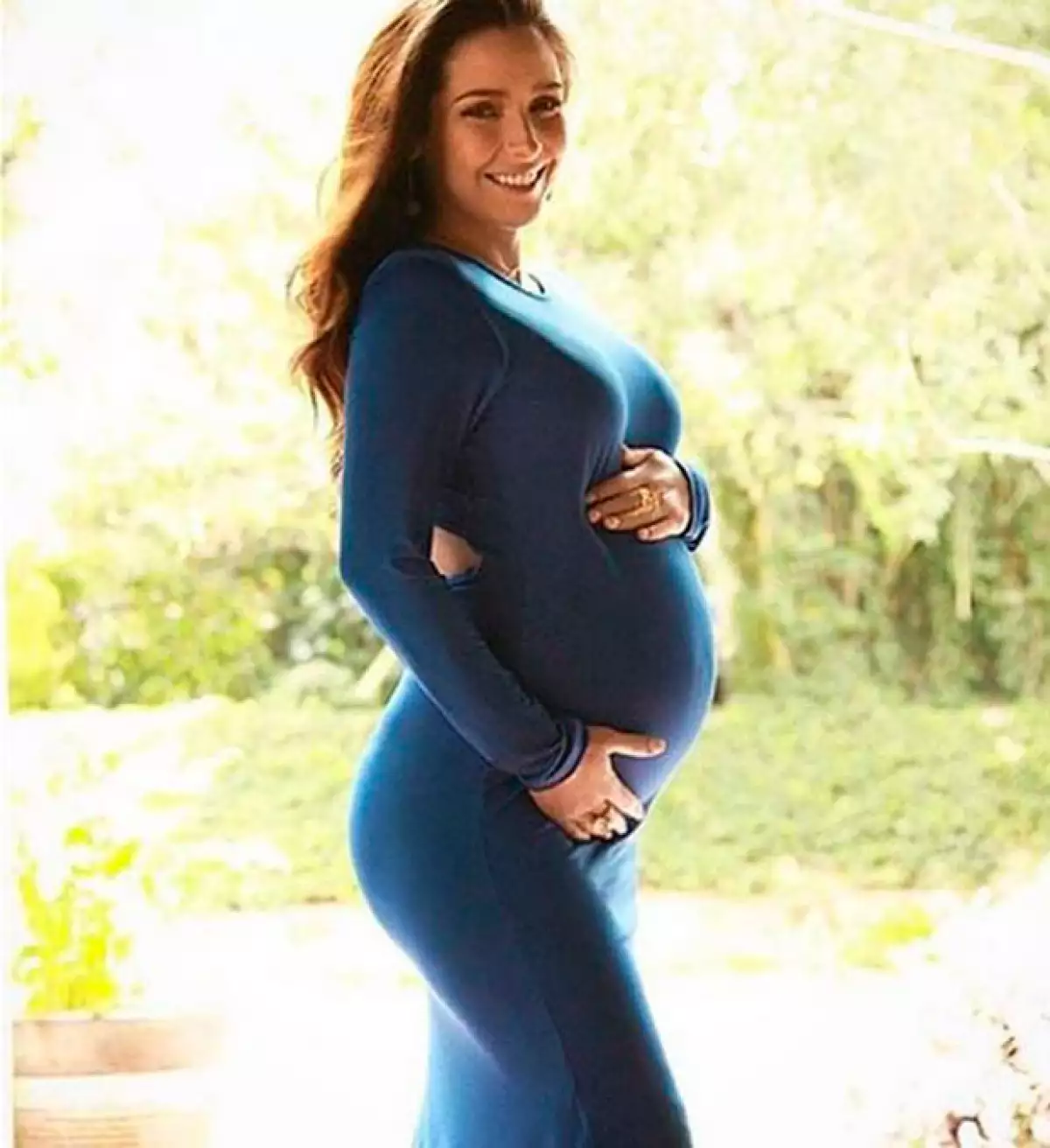 La actriz dio la bienvenida a su primogénito el miércoles pasado.