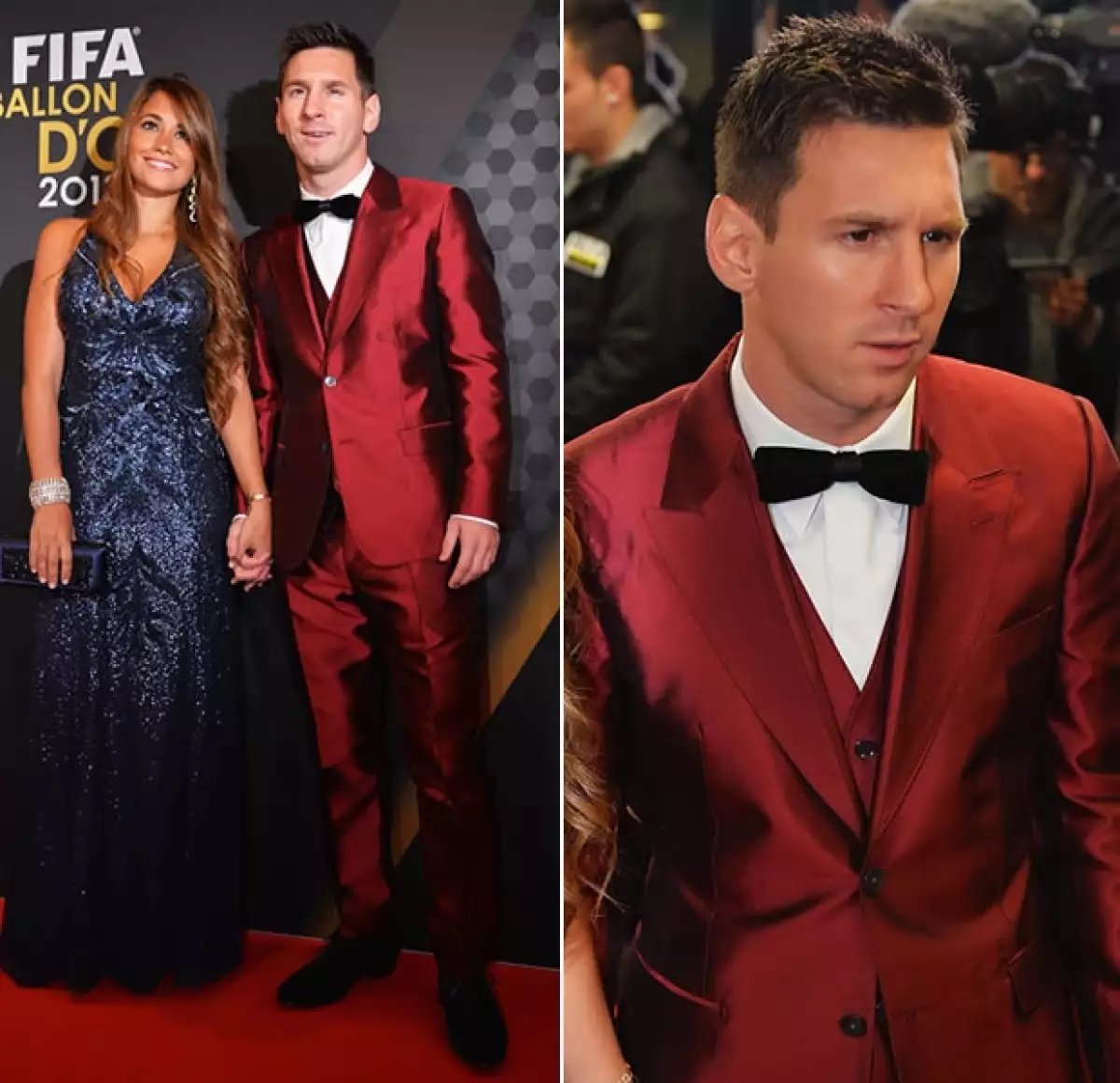 Messi usó un color muy arriesgado.