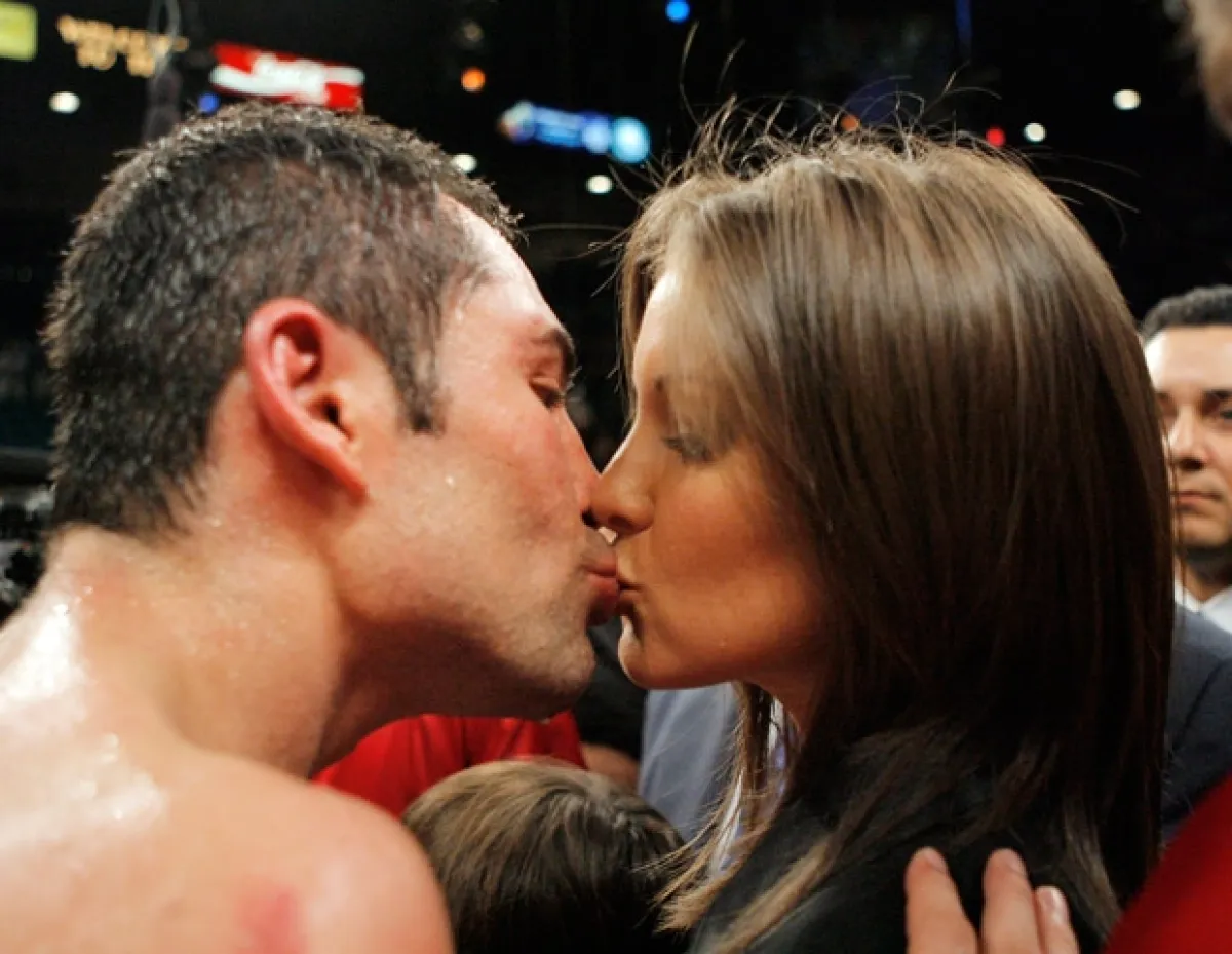Oscar y Millie, luego de una pelea en 2007.