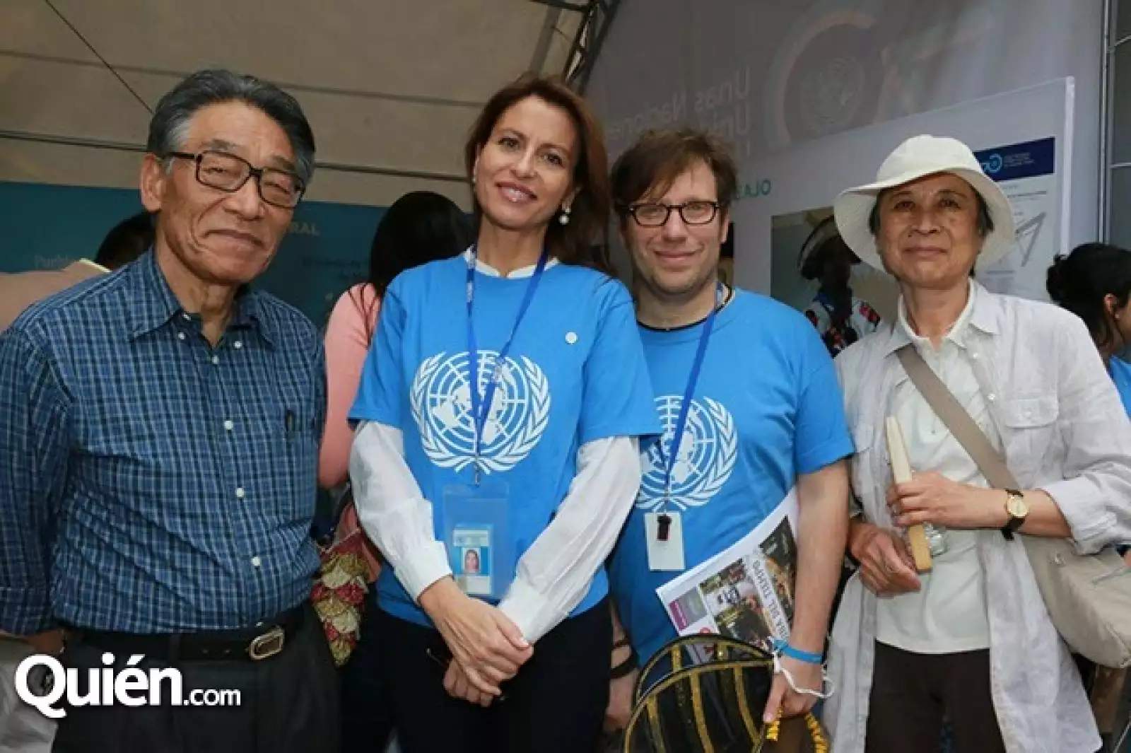 Saburo Kobayashi, Nuria Sanz,Rodrigo Morlesin y Michiko Kobayashi