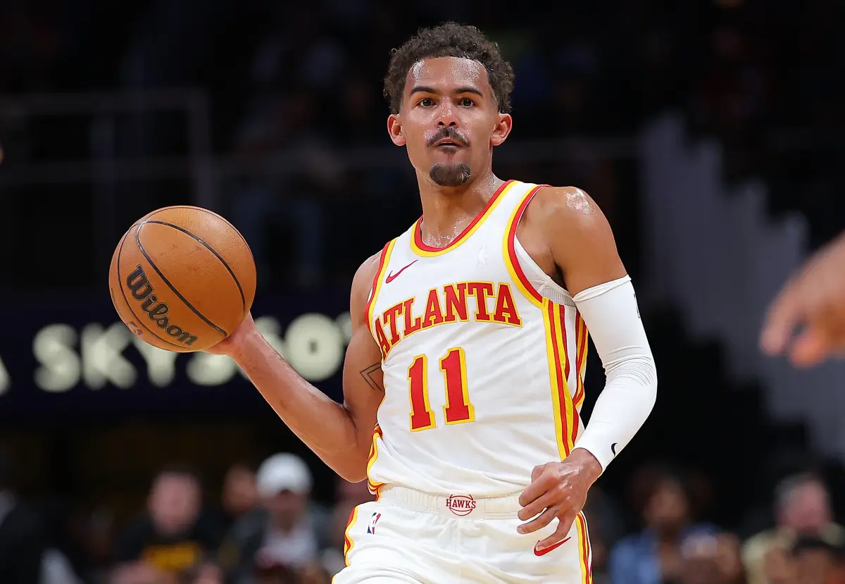 Trae Young es un jugador del Atlanta Hawks que debes seguir en el partido de la NBA en México 2023.