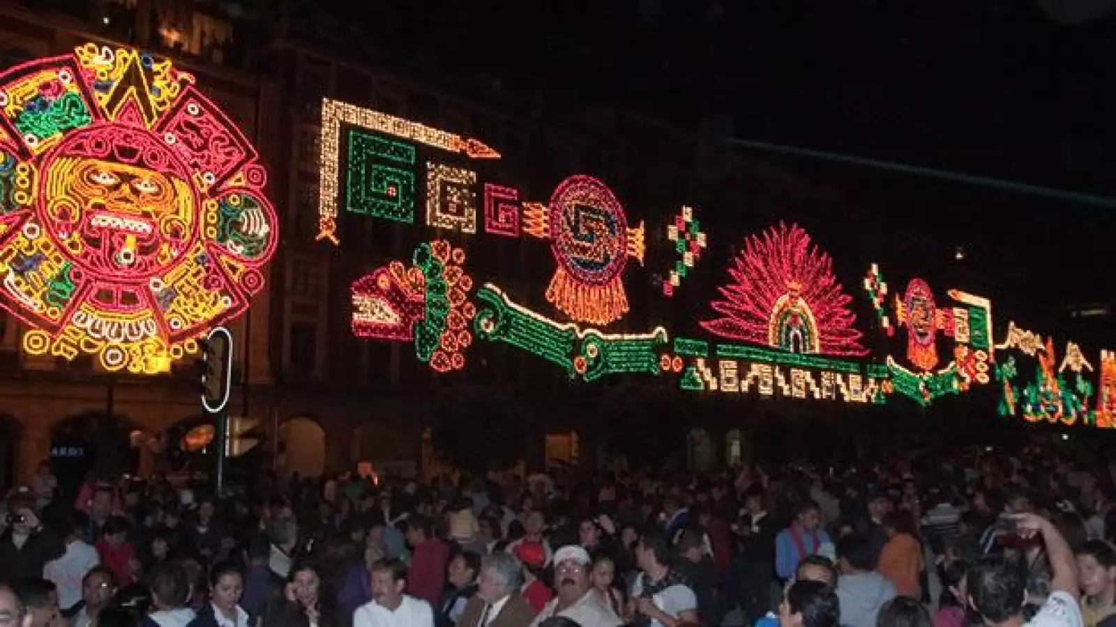 iluminación Zócalo
