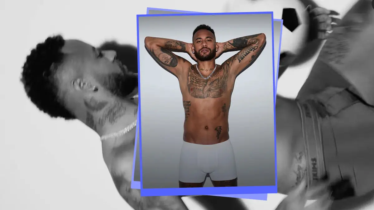 Skims recluta a Neymar y otros deportistas para el debut de su línea masculina