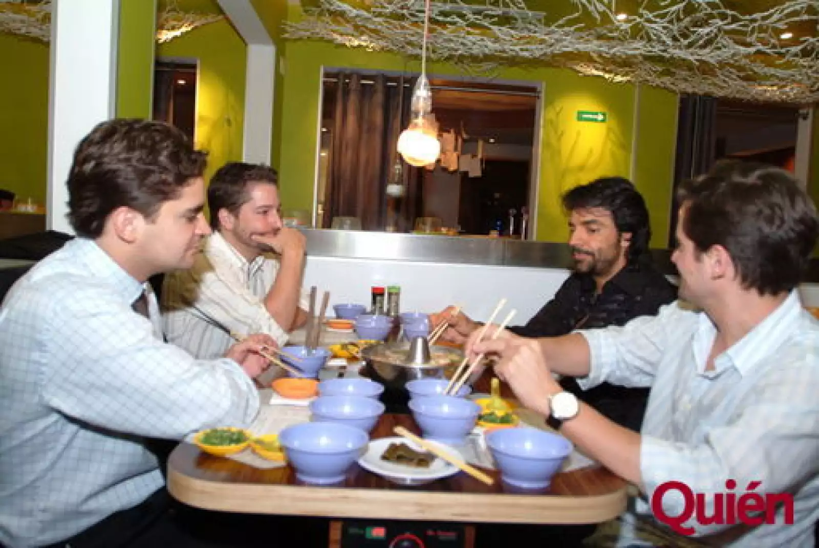 Eugenio Debez, Andrés Mier y Terán, Alfredo Mier y Terán, Carlos Mier y Terán