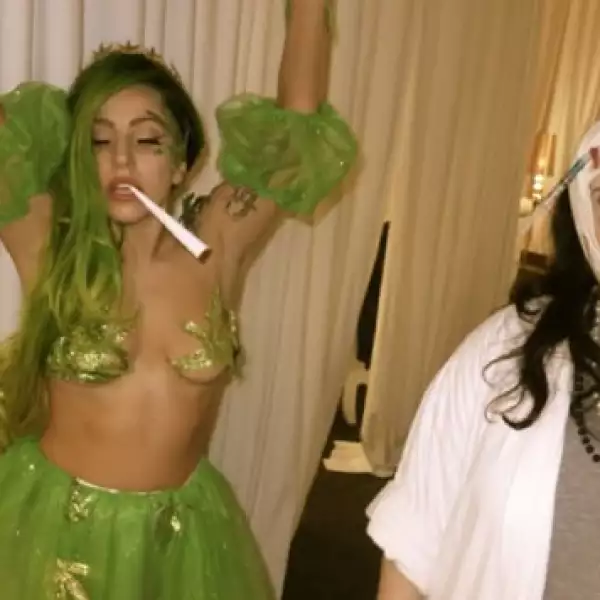 Lady Gaga, guapa, sensual y muy provocativa.